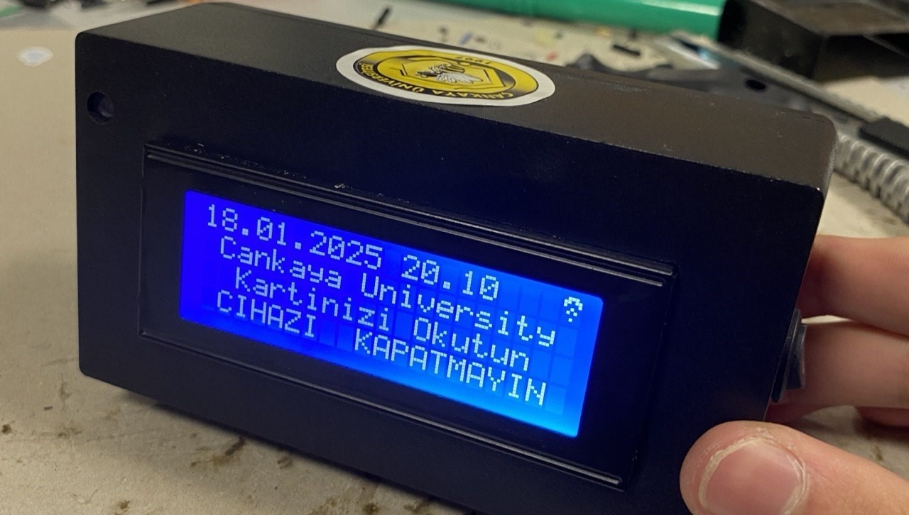 Handheld RFID Card Reader for Çankaya University - Wi-Fi validator terminal